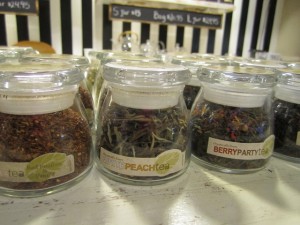 jars of tea leaves