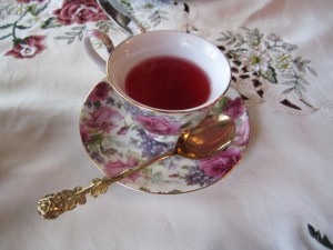 tea cup and spoon