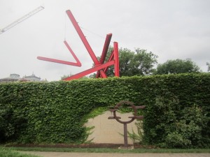 Sculpture garden sculptures