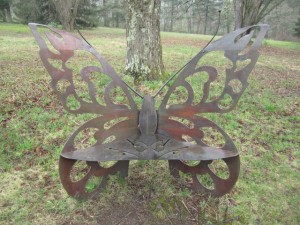 butterfly bench