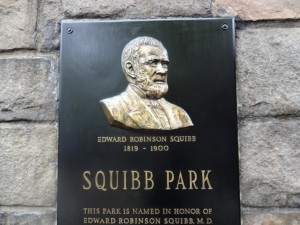 Squibb Park Plaque top