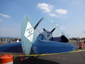 blue plane wings