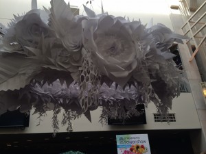 paper flower display